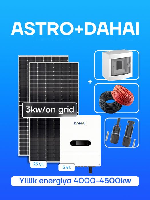 Quyosh panel to'plami 3kv