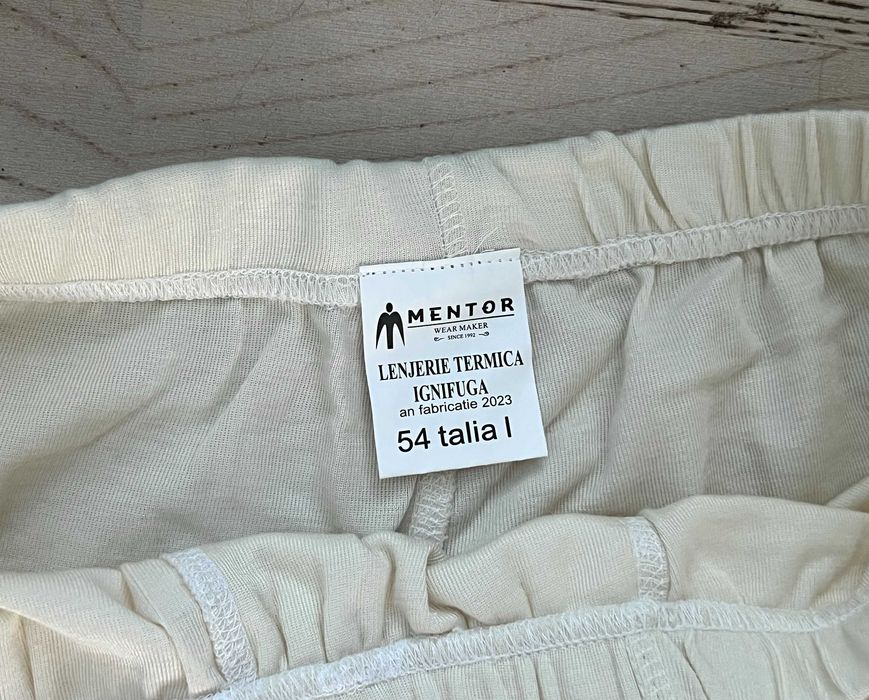 Lenjerie termică ignifugă MApN originală – nouă, mărimea 54  L