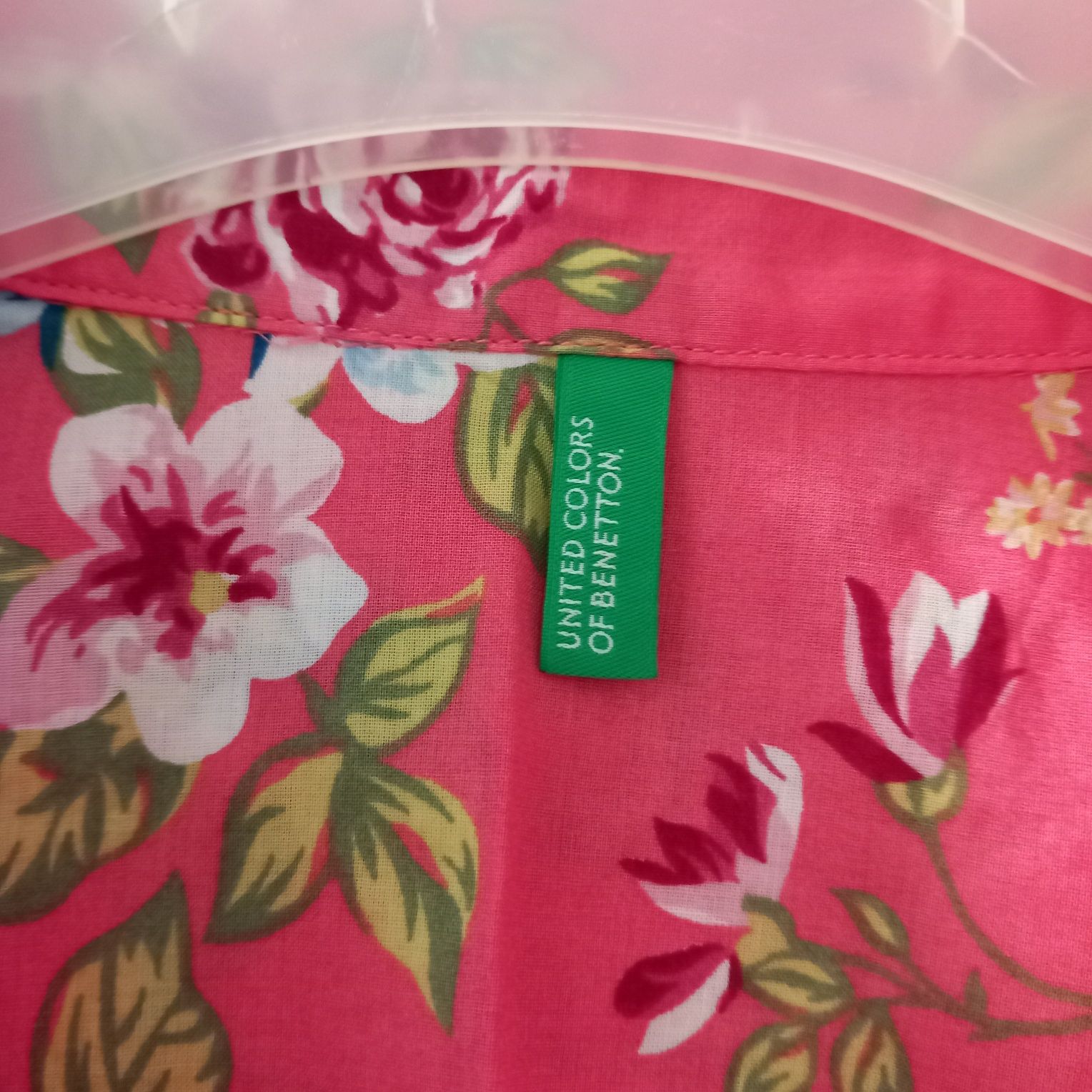 Camasa dama,OF BENETTON,marime S,100%bumbac. Noua,  fără etichetă