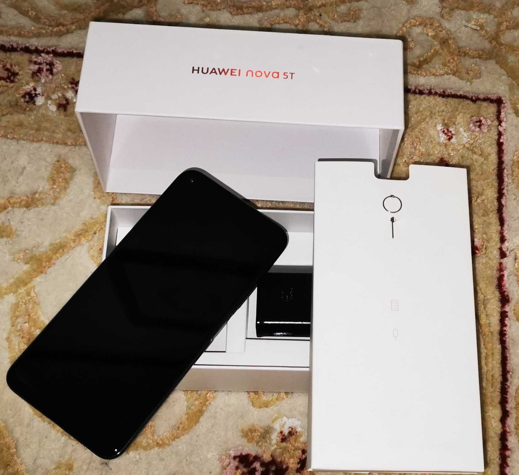 Pachet full box Huawei Nova 5t + Huawei band 6