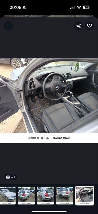 Piese cutie grup cardan ventilator jante alternator jug  BMW e87 1.6