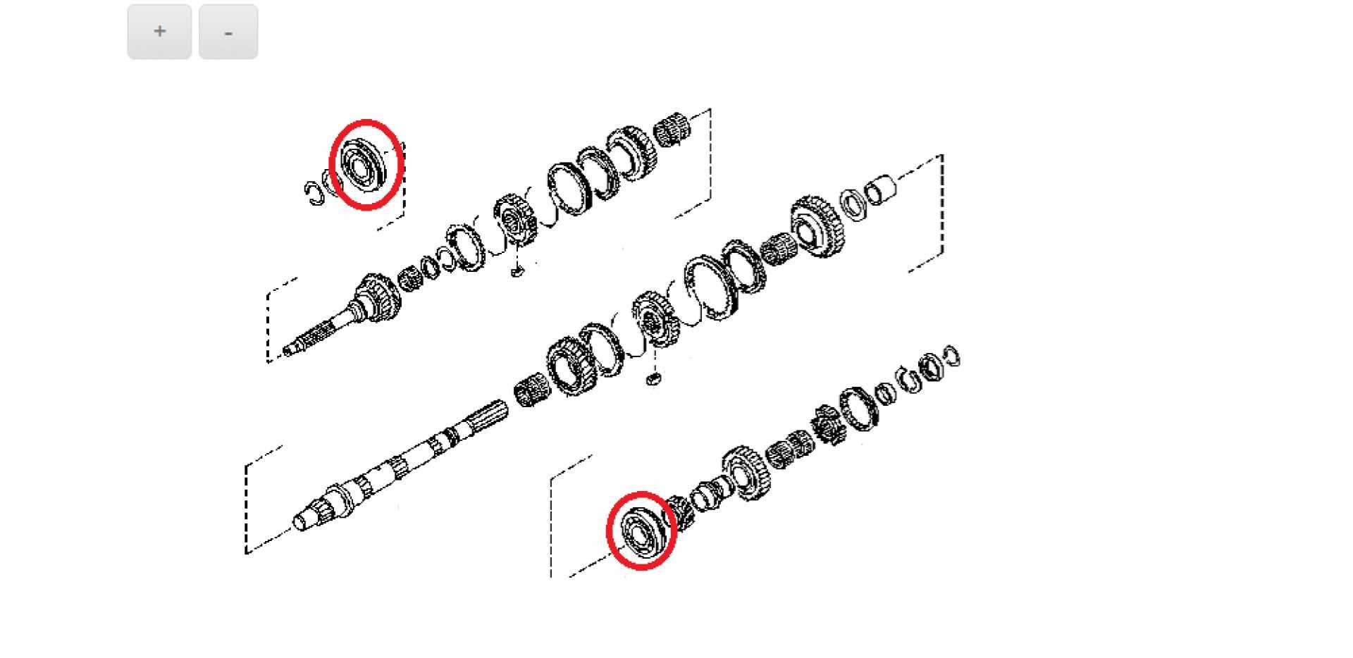 Rulment cutie viteze OEM Nissan Patrol Y60 Y61