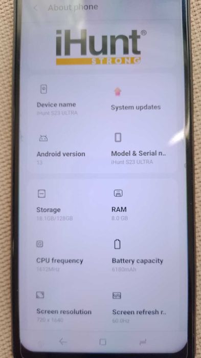 Smartphone S23 Ultra, 8 GB RAM, 6180 mAh, 128 GB stocare
