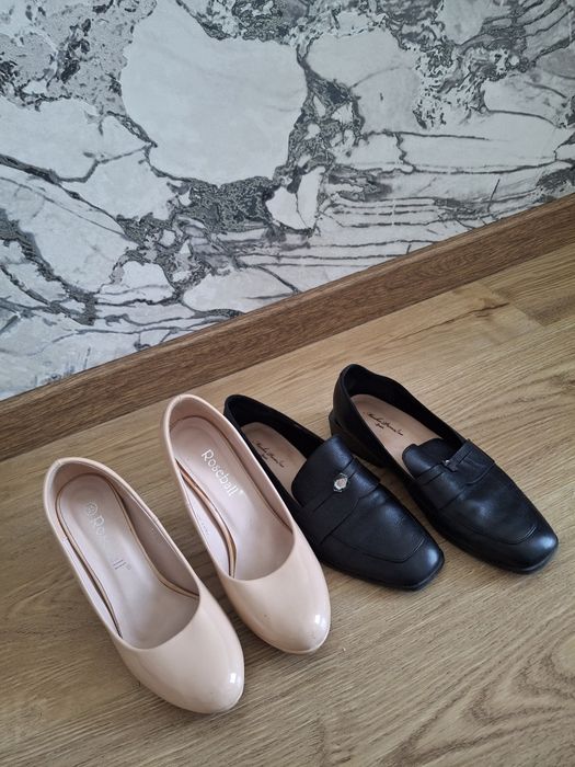 Екеуі 3590тг  Туфли классикалық, биік өкшелі туфли