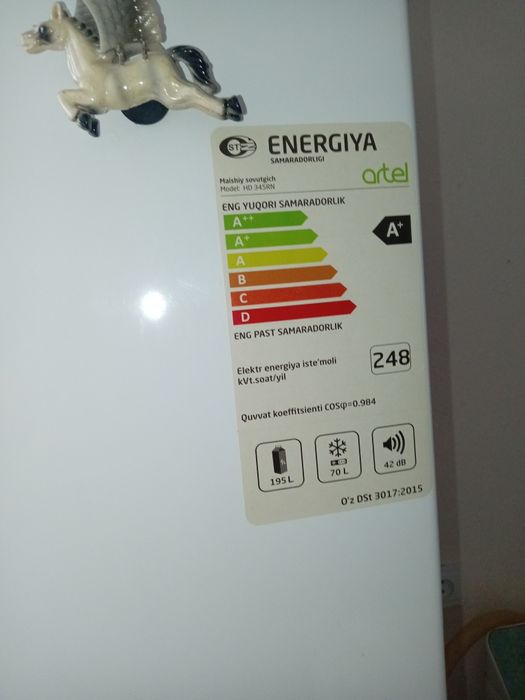 Artel HD 345 muzlatgichi a'lo holatda arzon narhda 100 % ishlayapd