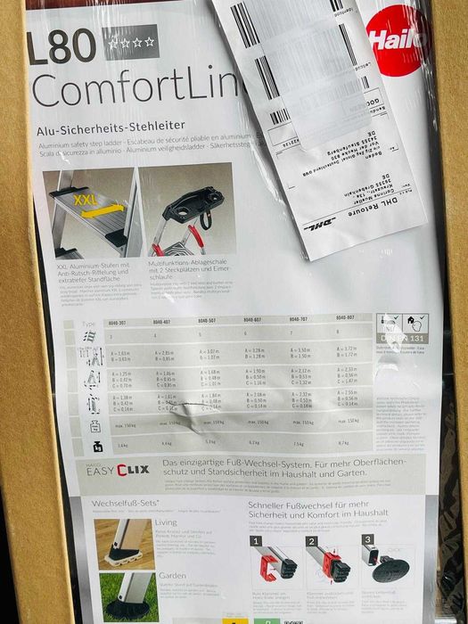 Scara aluminiu Hailo L80 ComfortLine