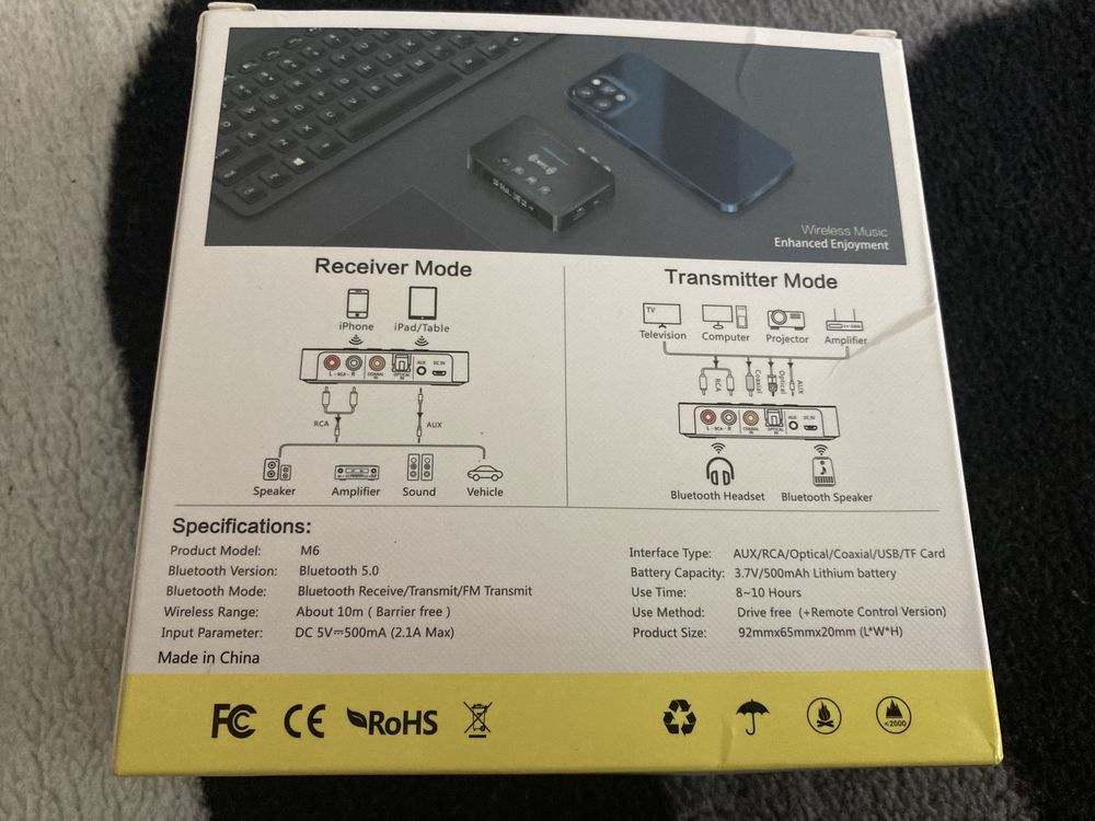 Transmițător / Receptor - (Transmitter / Receiver) Bluetooth 5.0, NFC