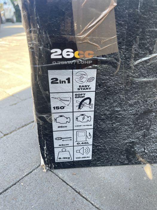 Motocoasa si foarfec gard viu 2 in 1