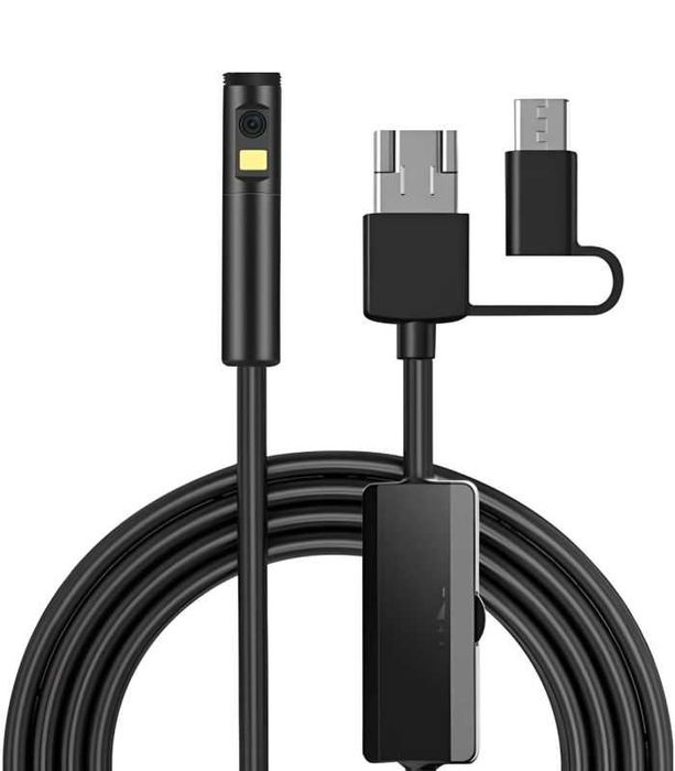 Ендоскоп с двойна камера Inskam Y101-B USB HD 1080P | 8mm | HARD