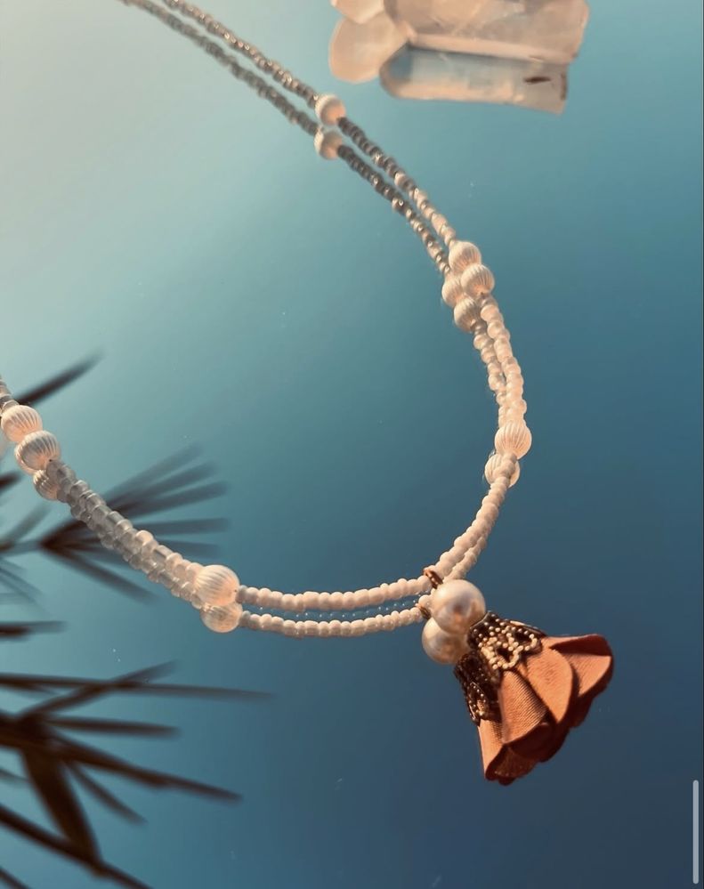 Колие от естесвени камъни Pangara design