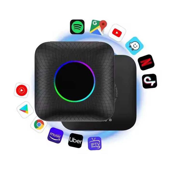 AI BOX Adapter Android 13 8GB+128GB Безжичен Carplay Android Auto