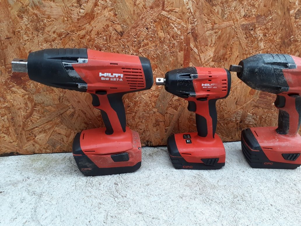 Hilti impact pe acumulatori.