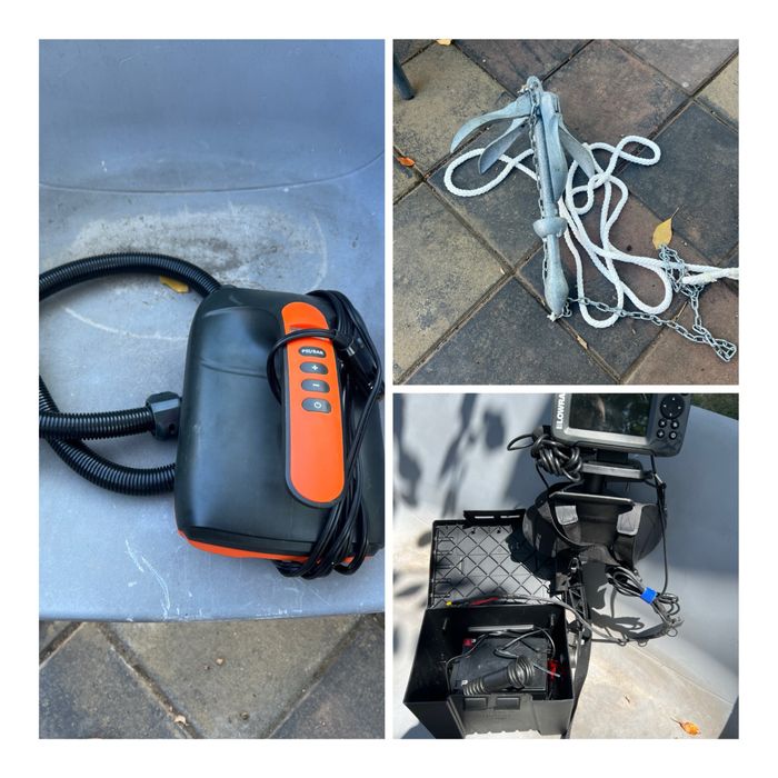 Allroundmarin Kiwi 280 , Suzuki 6 hp,  Motor Electric Sonar Ancora