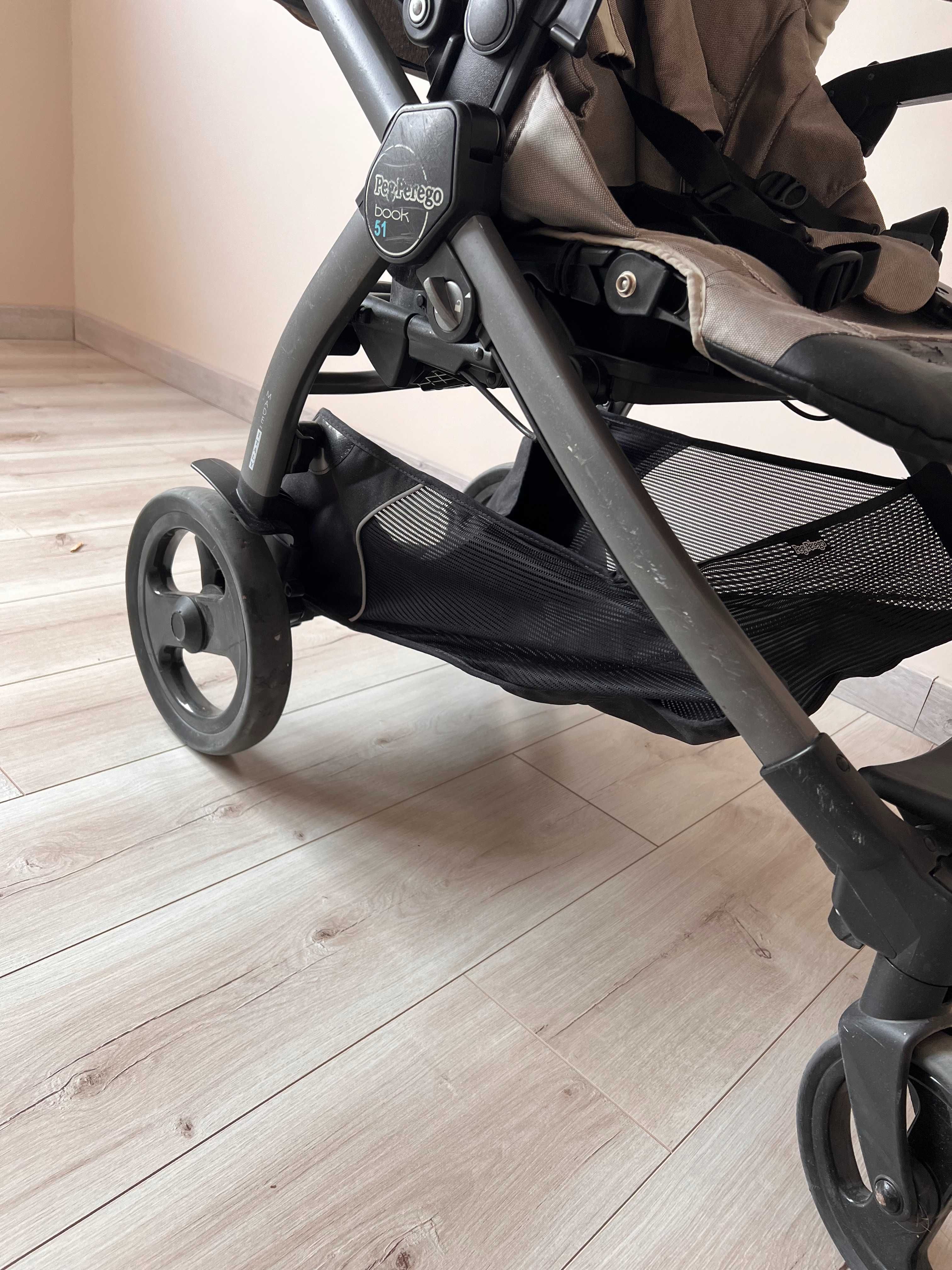 Комбинирана количка Peg Perego 3 в 1, НОВИ столче за кола/зимен кош!