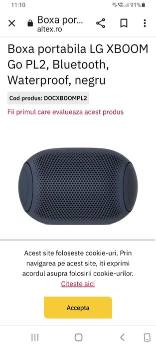 Vând boxă portabilă