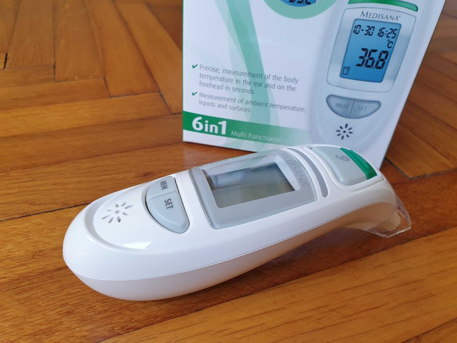 Termometru infrarosu digital 6in1, doua modele Sanitas sau Medisana