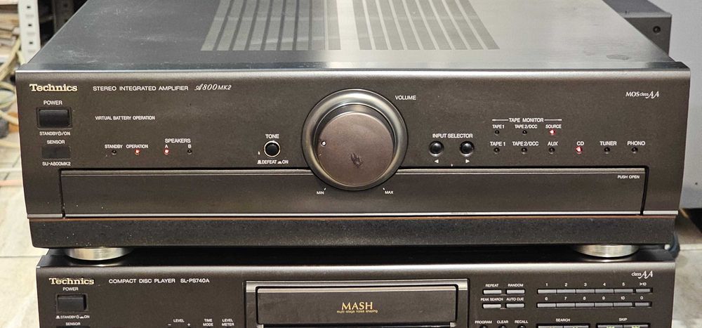Amplificator Technics SU-VX720 sau Technics SU-A800MK2 MOS-FET, video