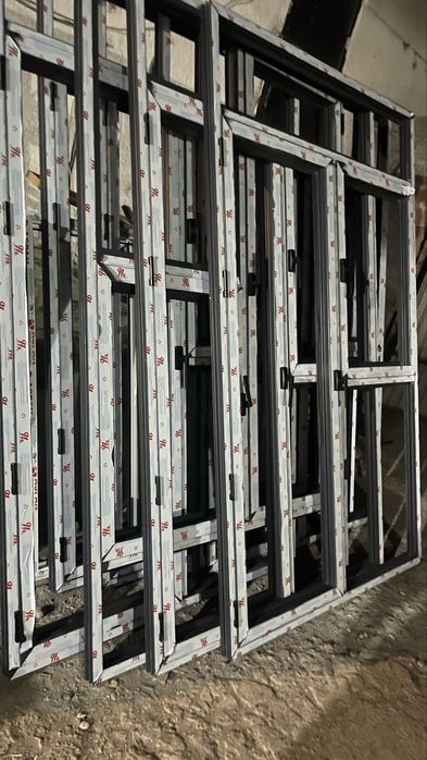 Пластиковые Окна Алюминий Витаж Двери Перегородкий. Теплый серия Алюми