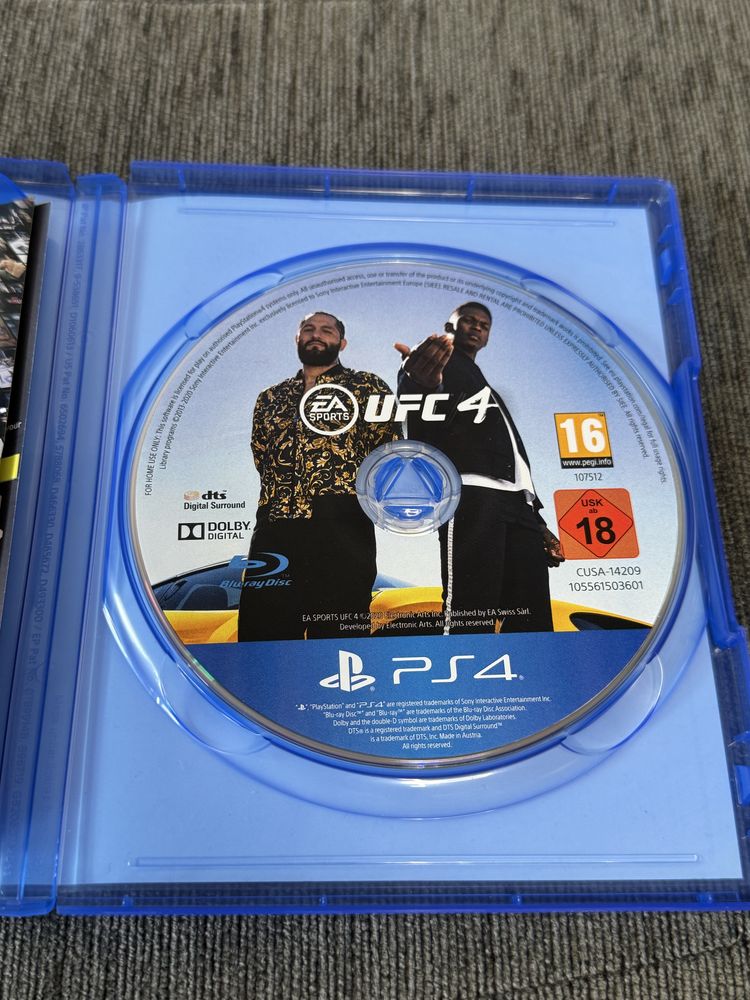 КАТО НОВ UFC 4 EA Sports PS4 / PS 4 play station