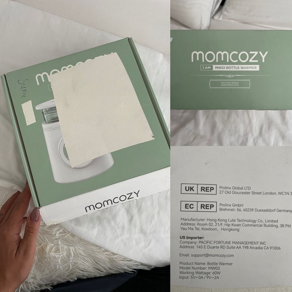 Преносим нагревател за шишета MOMCOZY