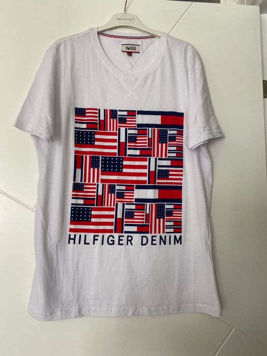 Мъжка бяла тениска Tommy Hilfiger