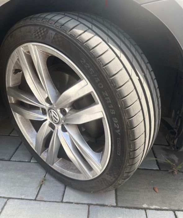 Jante/roți pe 18” originale volkswagen 5x112