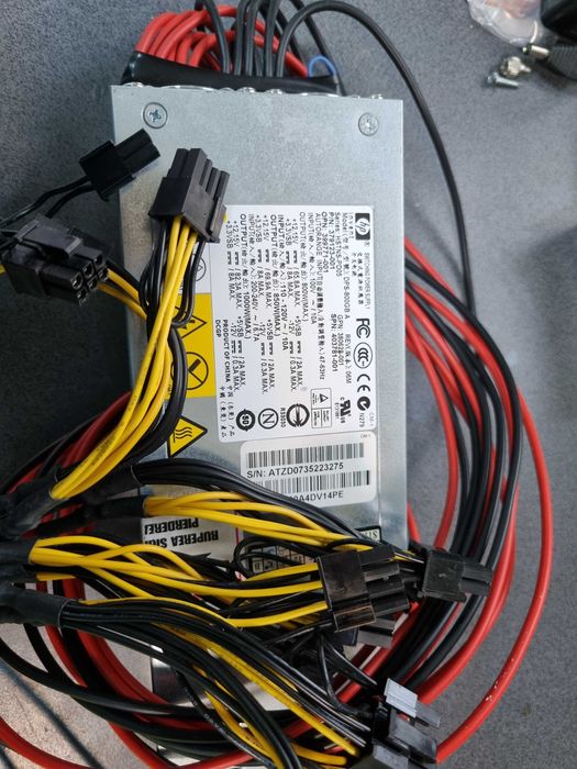 Antminer, bitmain  sursa rig-u 1200w, sursa server bitcoin ethereum