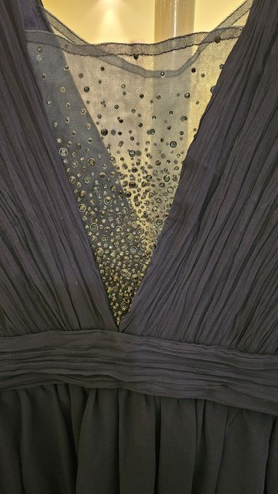 Тъмносиня официална  рокля Оrsay М размер