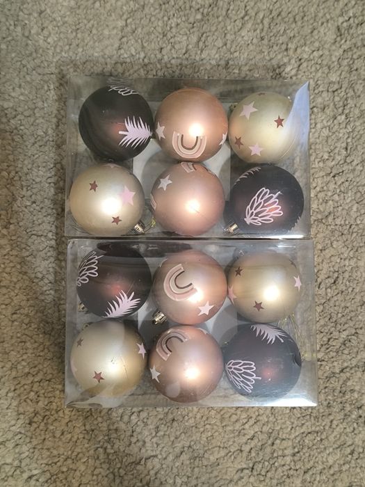 Globuri /ornamente pentru brad/ Crăciun (162 buc)