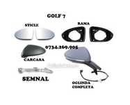 Oglinda VW Golf 7 geam sticla oglinzi cu suport prindere si incalzire