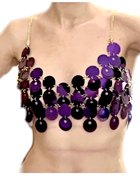 Top paiete model gen Hm x Rabanne realizat manual