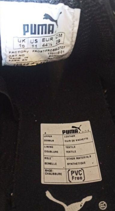 Ghete piele Puma King 44,5 (29cm)