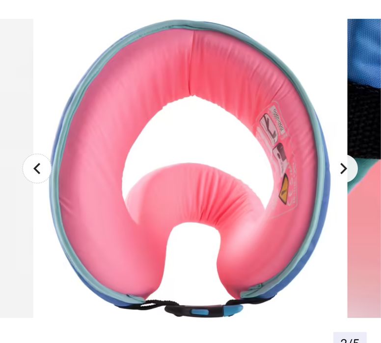 Vestă Înot Albastru/Roz