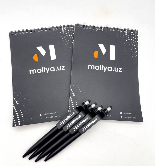 Bloknot Korporativ  buyurtma – logotip va brend dizayinda 
Biz siz