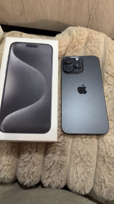 Iphone 15 pro max 256gb black titanium