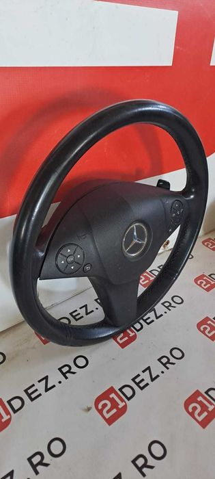 Volan de piele cu comenzi si padele Complet Mercedes C-Class W204