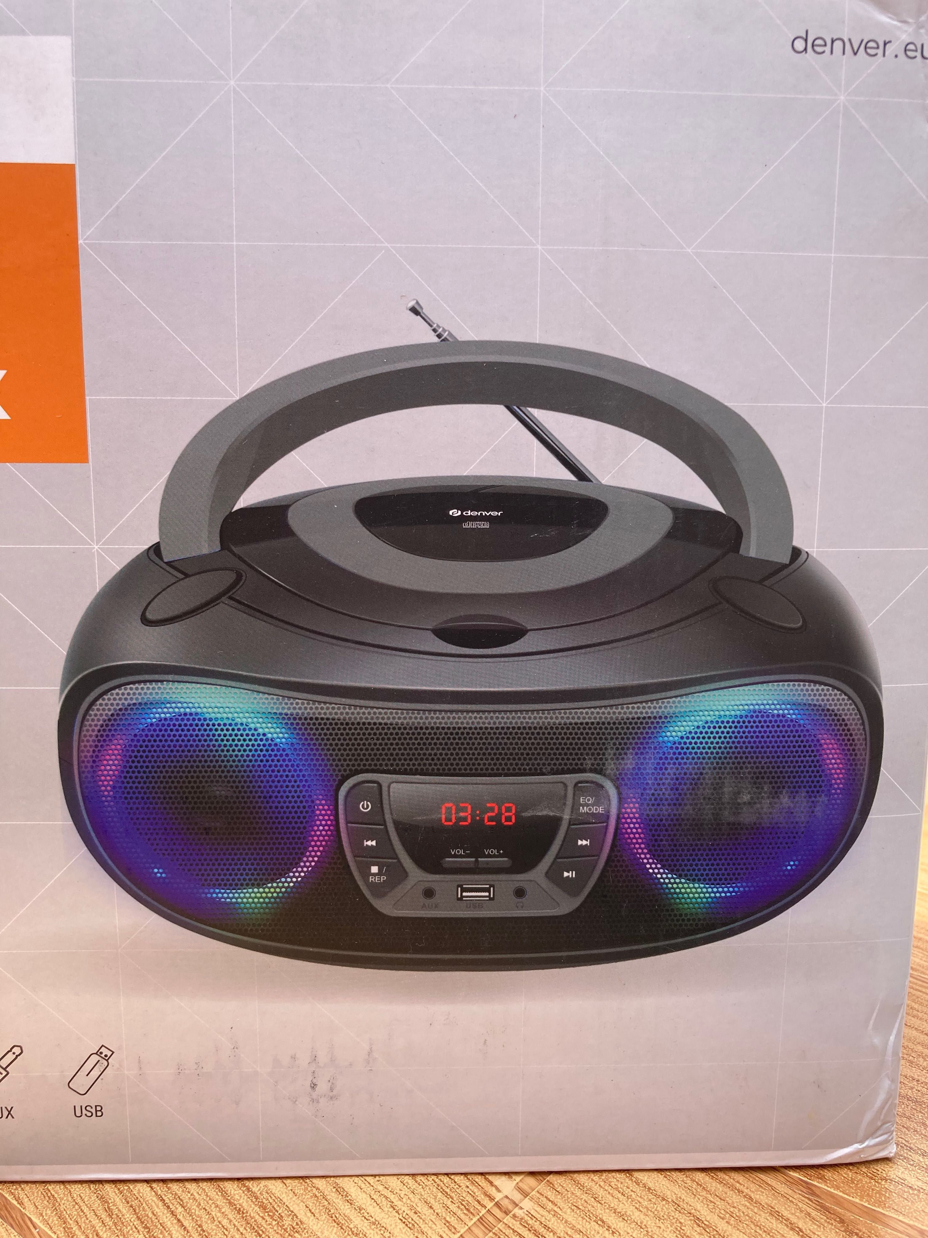 CD Boombox Denver - Bluetooth / Aux / USB