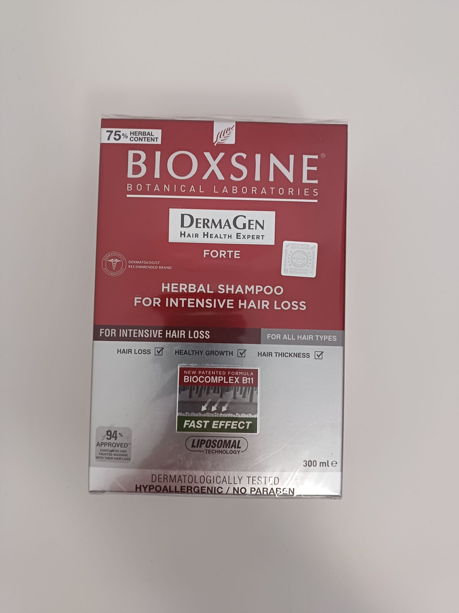 Șampon Bioxsine împotriva căderii părului. Produs sigilat.