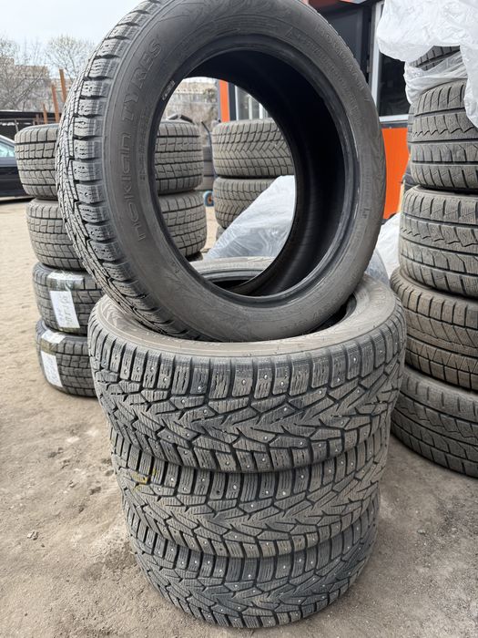 Nokian Nordman 7, размер: 215/55/R17 - отличное состояние, шипы!