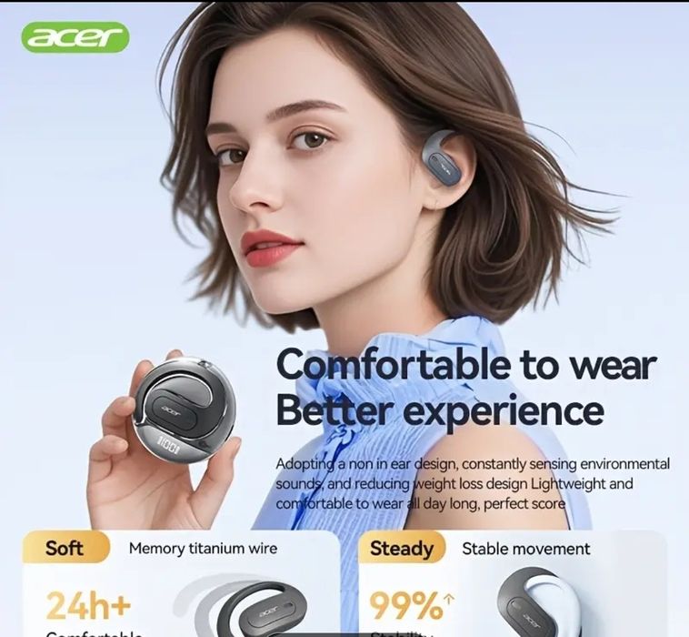 Безжични спортни слушалки ,,acer,,