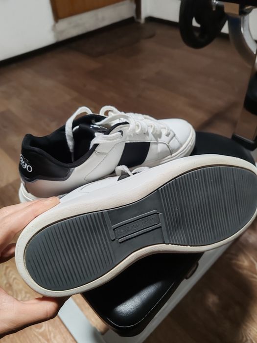 Adidași Ralph Lauren albi