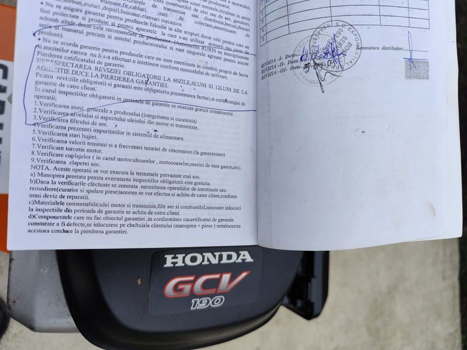 Motocultor Ruris ax melcat grup reductor din fontă