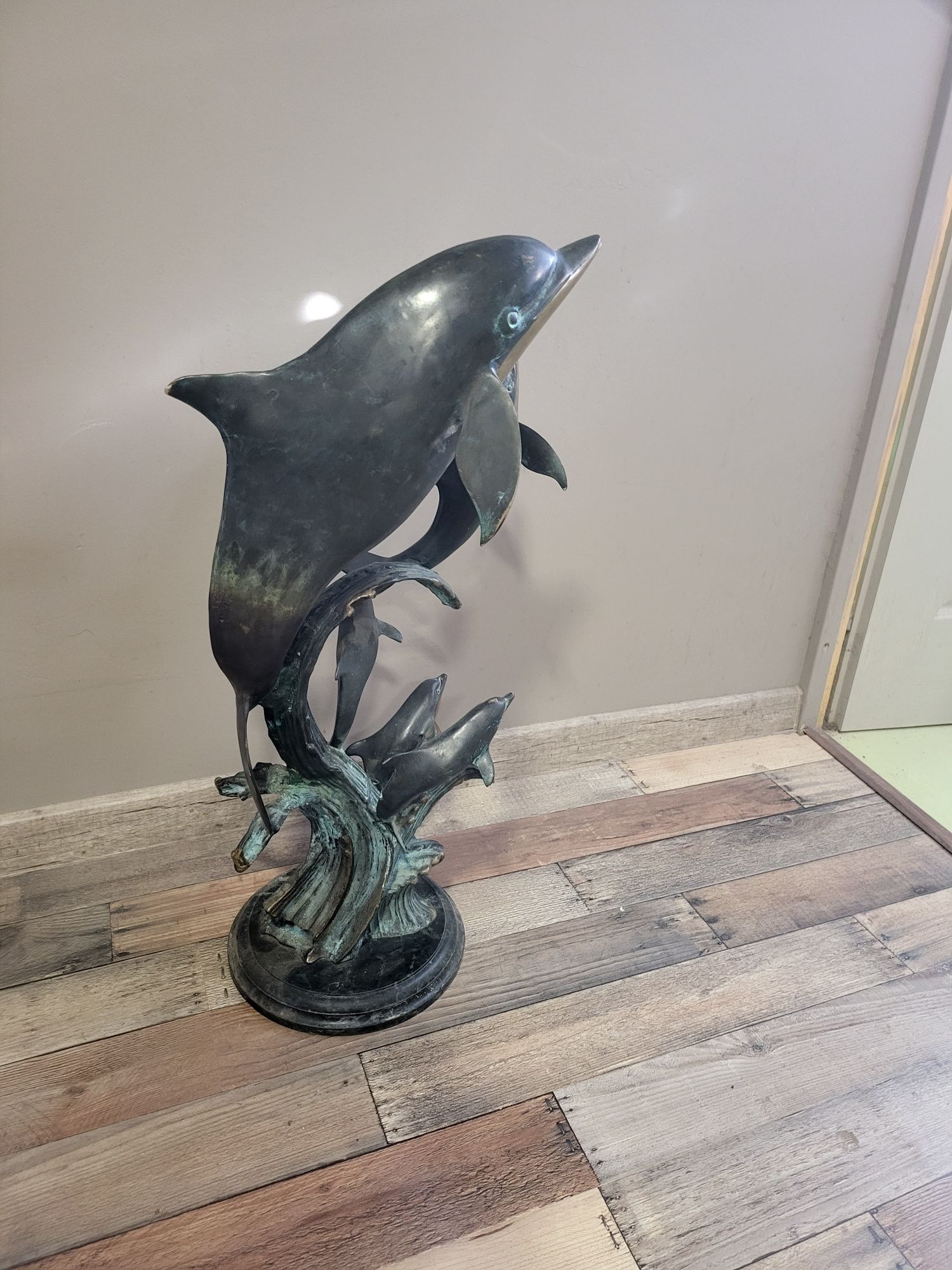 Statuie bronz delfini 72 cm