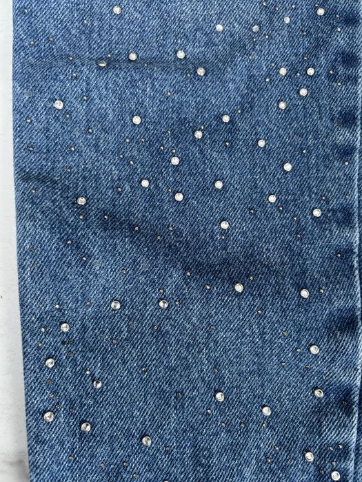 Дамско дънки с камъни