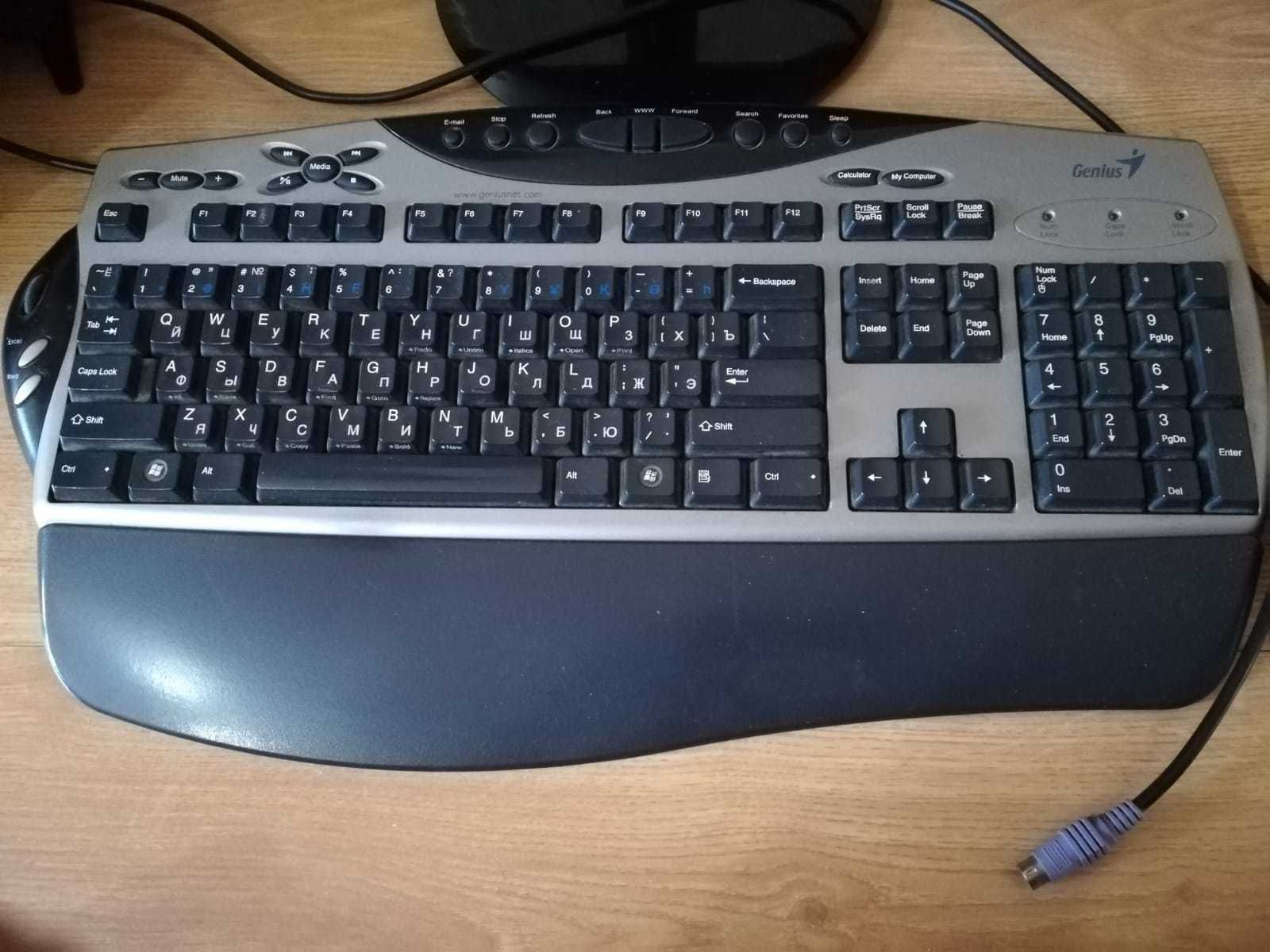 Монитор PHILIPS/клавиатура GENIUS/мышь GENIUS