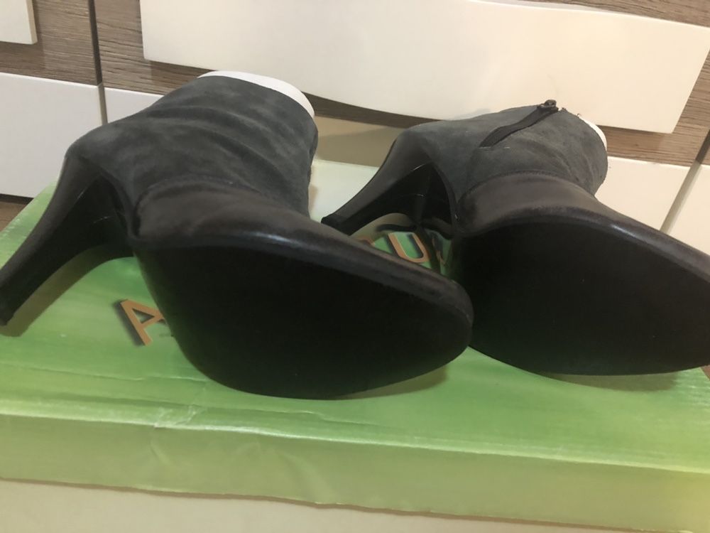 Botine piele 35