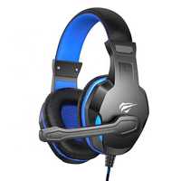 Casti gaming HAVIT H763, Black/Blue, NOI/SIGILATE