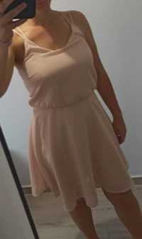 розова лятна рокля за повод VERO MODA
