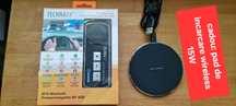 Carkit handsfree auto Bluetooth BT nou+cadou-incarcator wireless pad