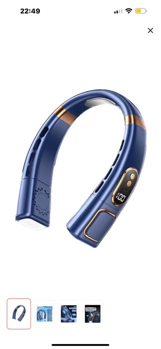 Портативный вентилятор на шею